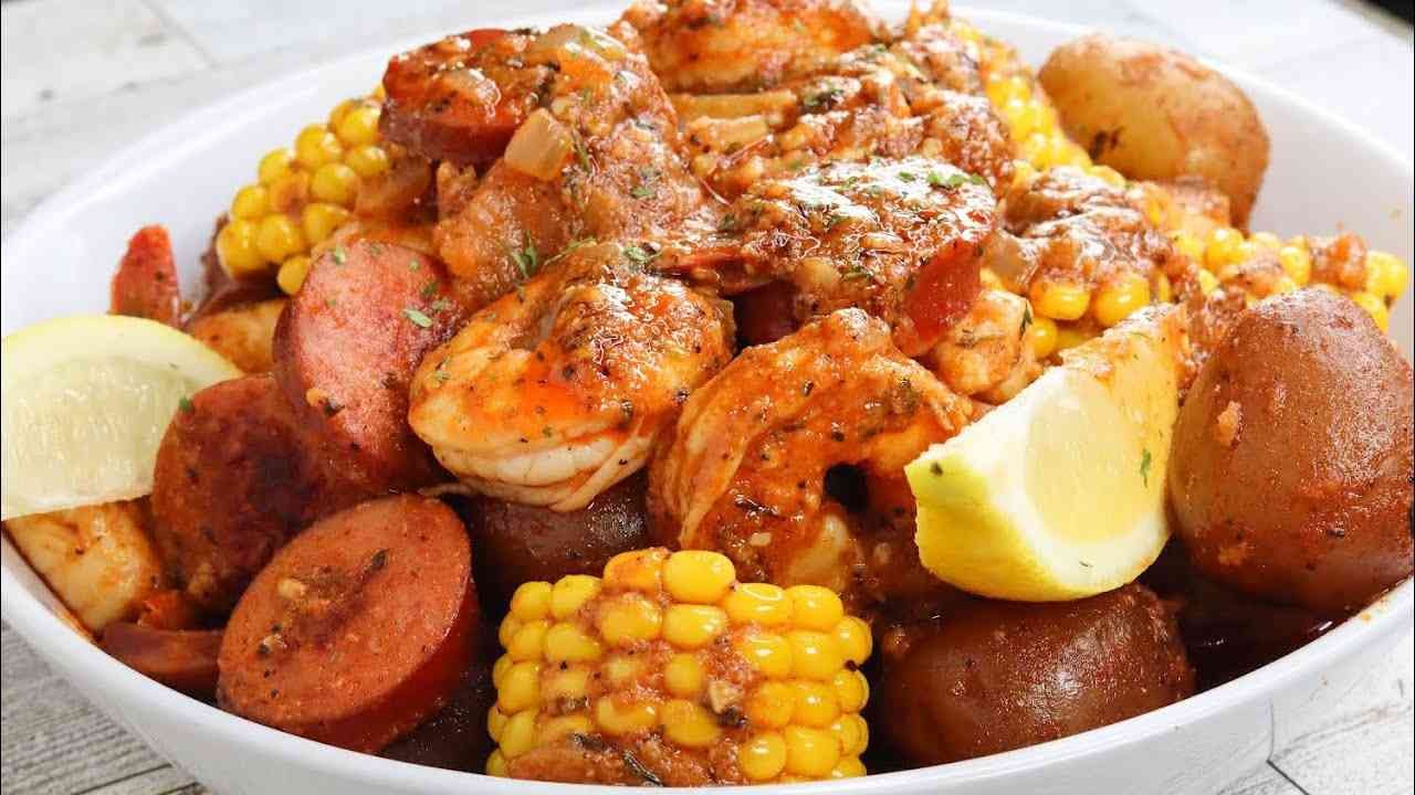 Perfect Old Bay Shrimp Boil (Classic Low Country Seafood Feast) - Shrimp